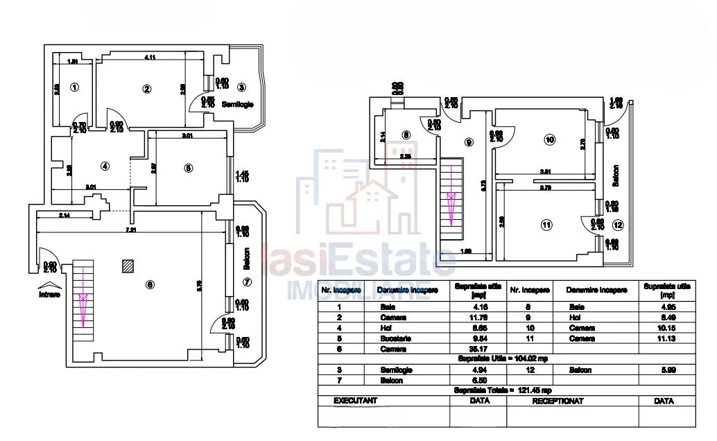 Appartement 4 Pièces, Palas – Sf Lazăr, Iași - foto 1