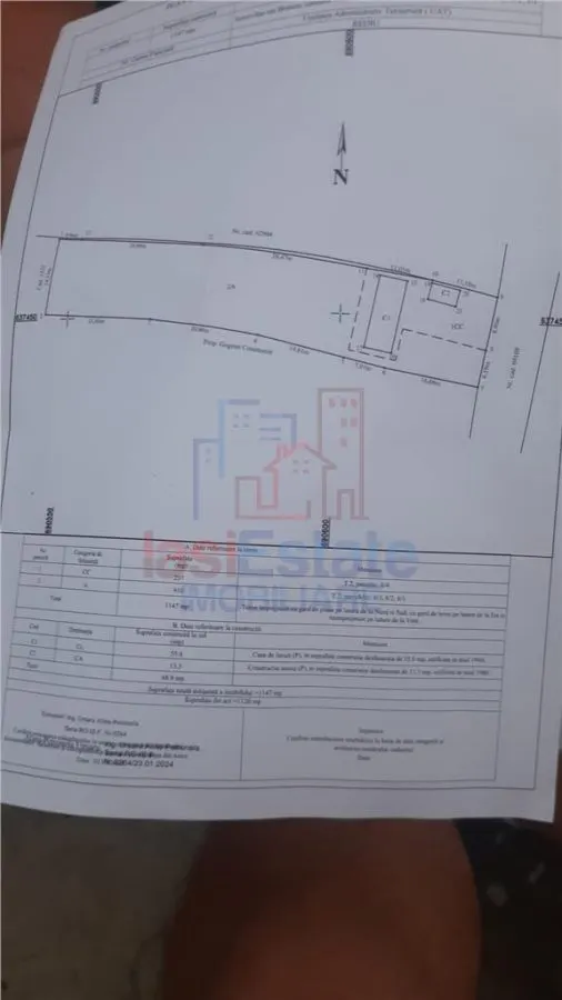 Breazu, Rediu – 1.145 m² de Terrain avec Maison Ancienne sur Route Goudronnée - foto 3