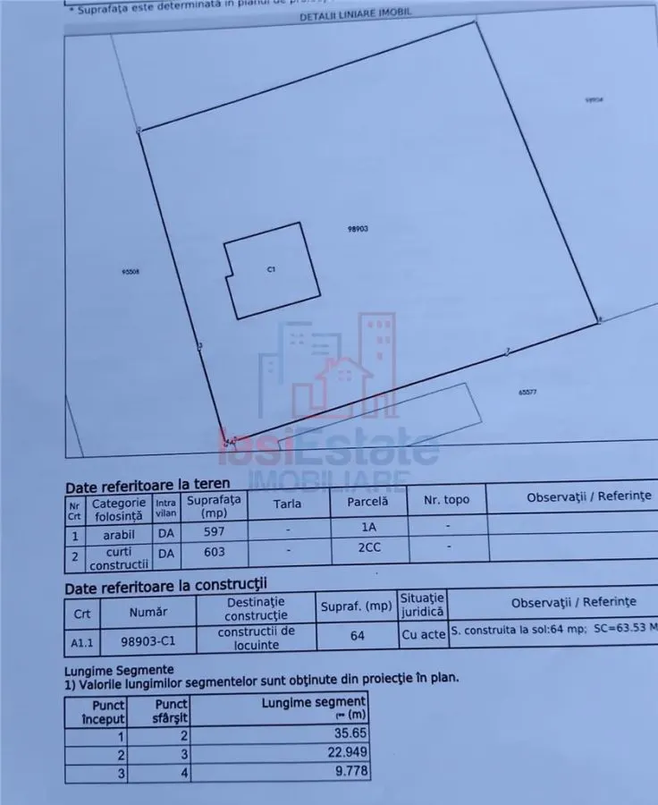 Vorovesti, Principala Street: 1200 sqm Land with Historic House and All Utilities - foto 14
