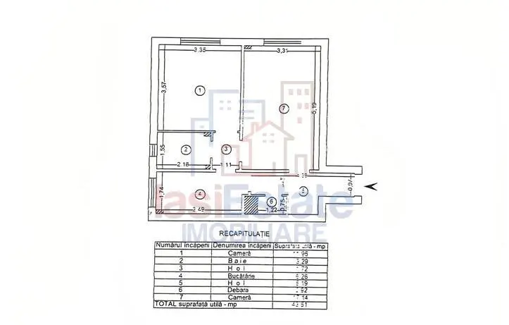 Appartement 2 Pièces, Piata Unirii - foto 9