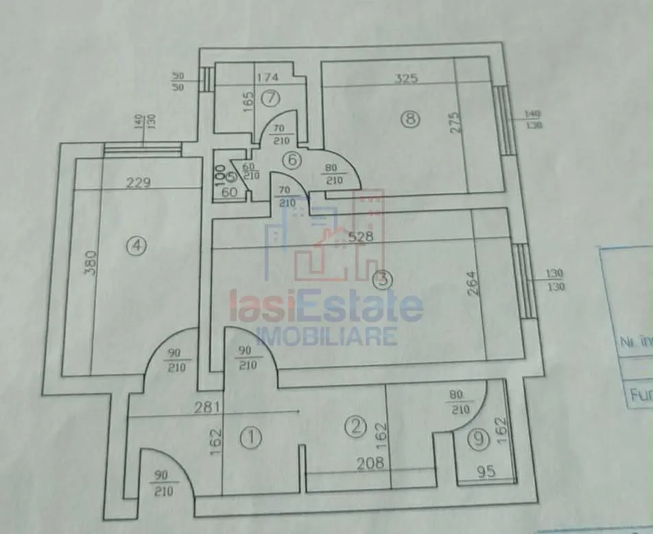 Appartement Trois Chambres, Podu Ros, Iași - foto 6