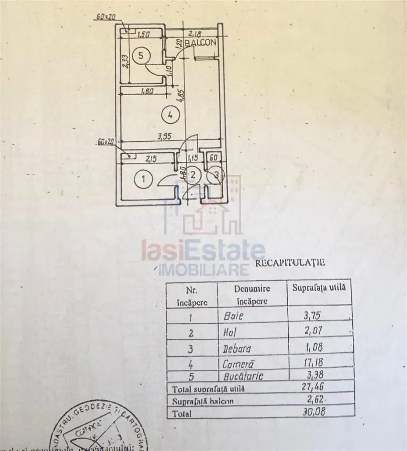 Studio à Vendre à Alexandru cel Bun, Iași - foto 8