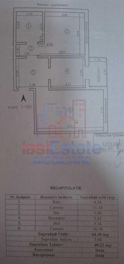 Appartement 2 Chambres, Distribution Séparée, 2e Étage, Meublé – Dacia - foto 6