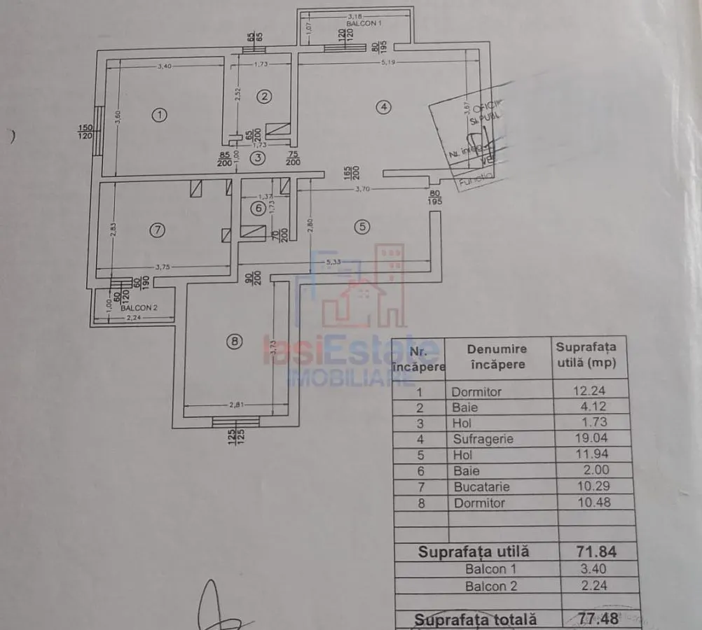 Appartement Trois Chambres à Dacia - foto 1