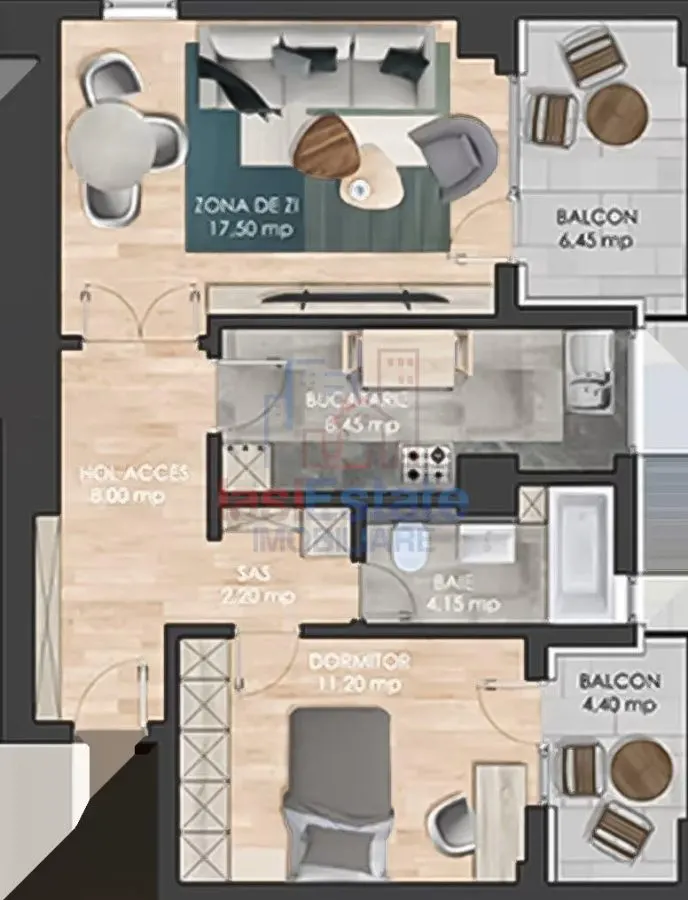 Appartement 2 Chambres avec Parking Souterrain, Grand Beetle - foto 8