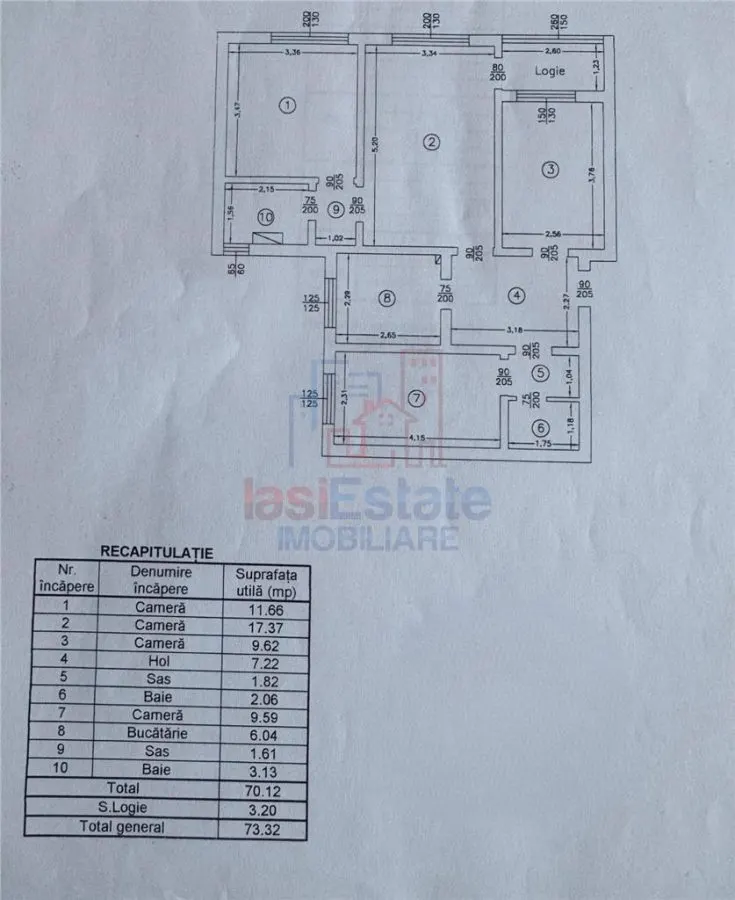 Appartement 3 Pièces Cantemir, Podu Roș - foto 9
