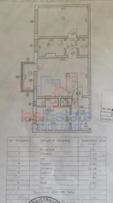 Appartement 2 chambres à vendre à Podu Roș – 52 m², 2e étage - foto 7