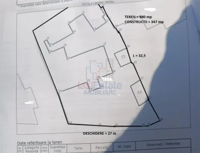 Centre Tg. Cucu – Terrain 880 m² avec Constructions 347 m² - foto 2