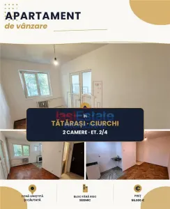 شقة بغرفتي نوم للبيع في تاتاراسي - مجمع تشيورخي - Iasi