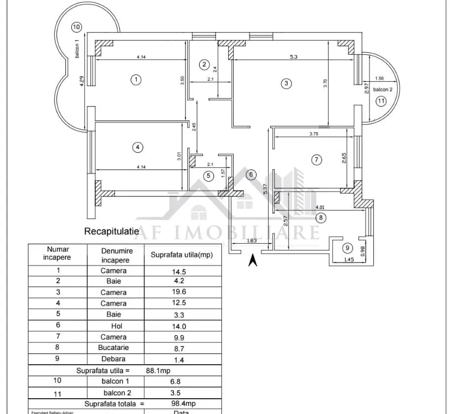 Appartement 4 Chambres 99m² Étage Intermédiaire Nicolina - foto 2