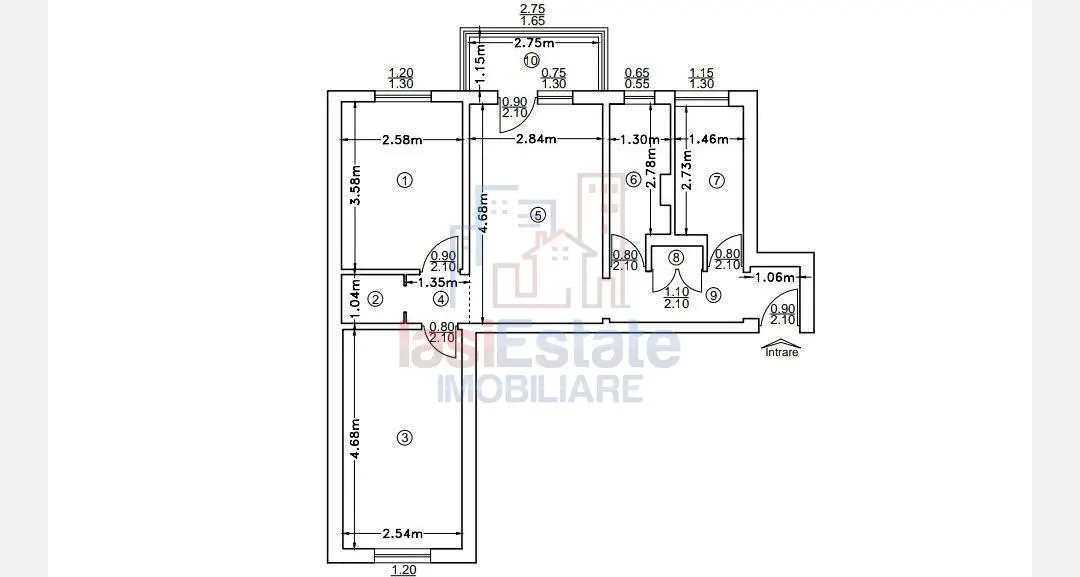 Appartement Trois Chambres, Quartier Alexandru cel Bun - foto 2