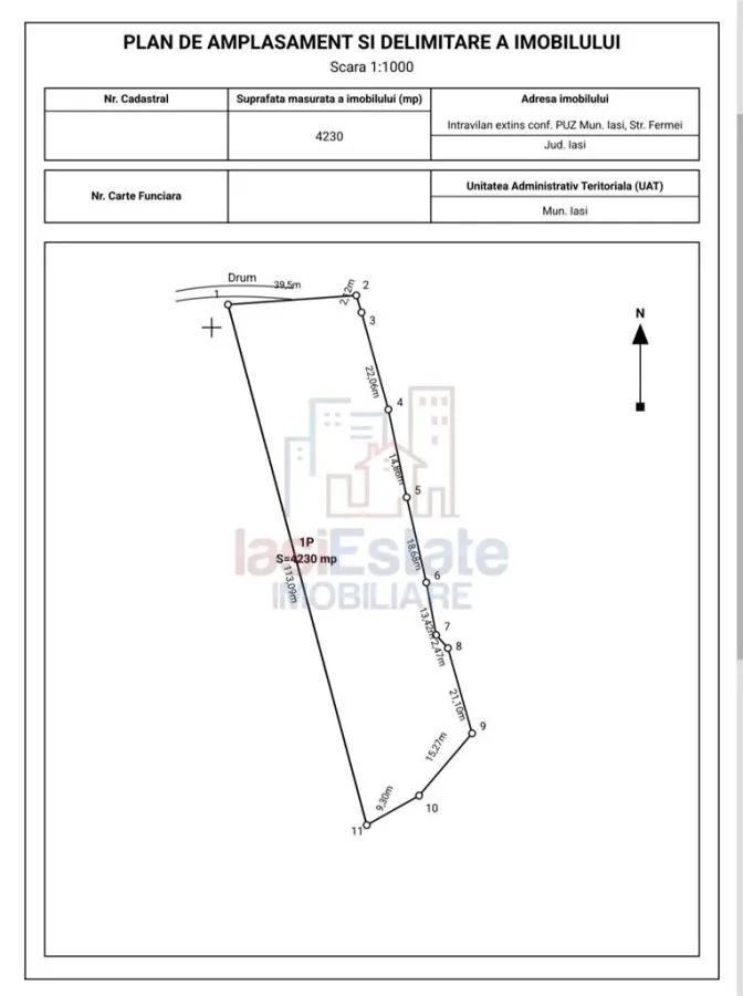 Terrain Urbain à Vendre à Bucium – Strada Fermei - foto 2