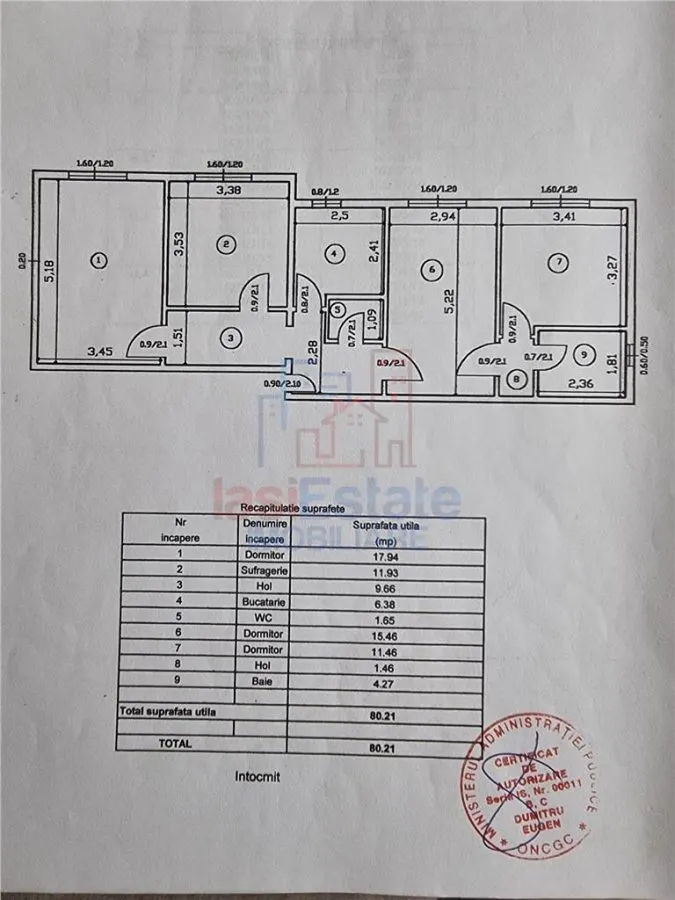 Appartement 4 Pièces, Distribution Dégagée, 80 m², 2 Salles de Bains, Nicolina - foto 9