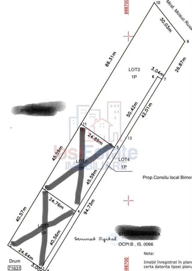Terrain Cercu-Bârnova 2200 m² ou 625 m² - foto 2