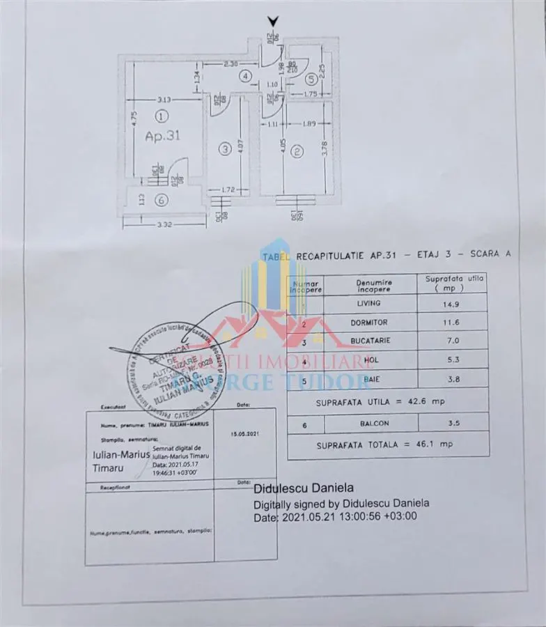 Apartamento de dos dormitorios con distribución separada, Militari Residence, Tineretului 63 - foto 8
