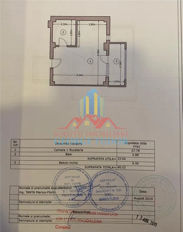 Studio Double à Vendre, Rezervelor, Résidence Militari - foto 8