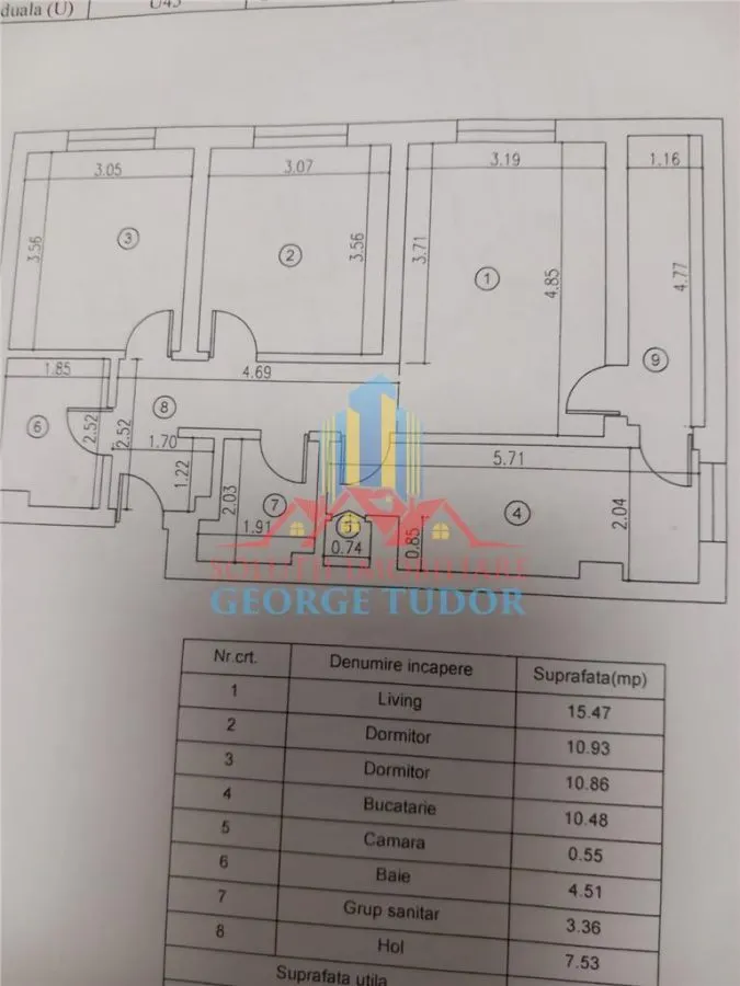 Appartement Trois Chambres à Louer, Militari Residence - foto 2