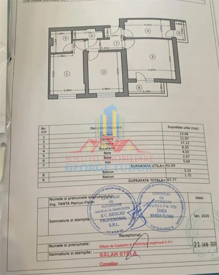Appartement Trois Chambres à Vendre, Militari Residence - foto 1