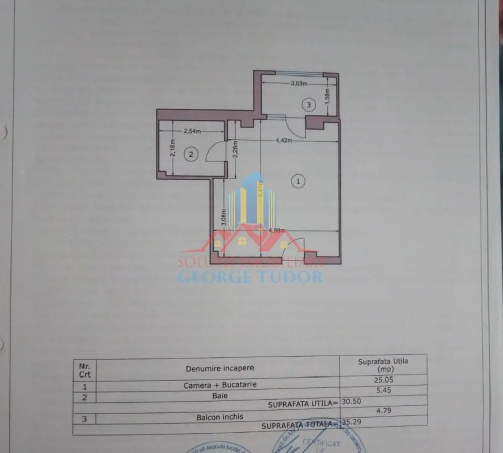 Studio à Vendre, Rezervelor 56, Militari Residence - foto 8