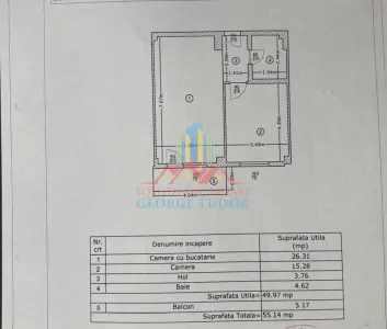 Two-Bedroom Apartment for Sale, Militari Residence, Rezervelor 54 - foto 2