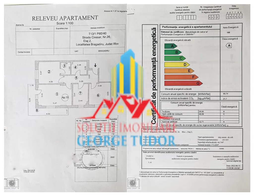 3-Bedroom Apartment, Separated Layout, 79 sqm, Private Parking, Bragadiru - foto 2