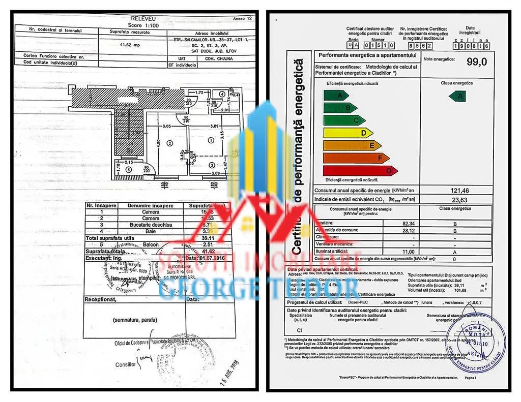 Ap. 2 camere 42 mp, Avangarde Rezidential, Str. Salcamilor Nr. 35/37 - foto 2