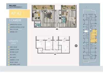 3-Bedroom Apartment, Theodor Pallady - Bucuresti