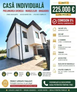 Casa Unifamiliar, Prelungirea Ghencea-Margelelor, Bucarest – €225.000 IVA Incl. - Bragadiru