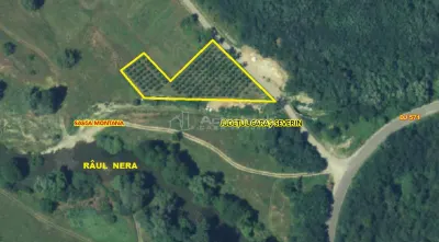 Slatina-Nera, 1445 m² Terrain Routier Bordant la Rivière Nera - foto 3