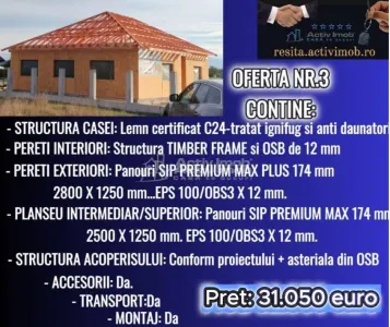 Maisons à Ossature Bois 115 m² – Département de Timis - foto 4