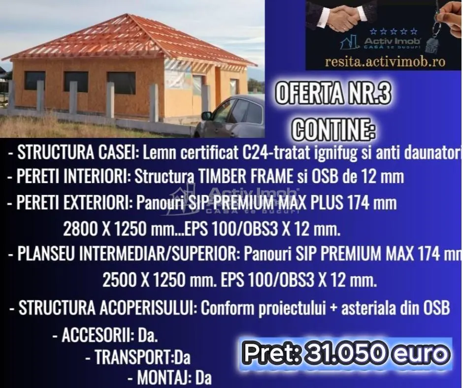 Maisons à Ossature Bois 115 m² – Département de Timis - foto 4