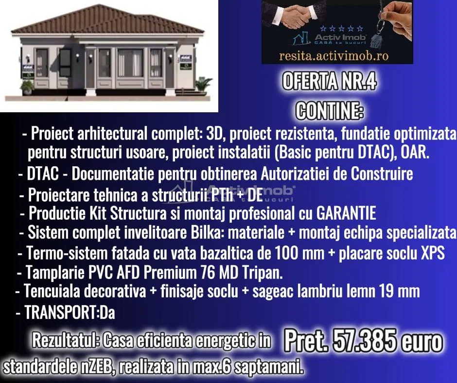 Maisons à Ossature Bois 115 m² – Département de Timis - foto 5