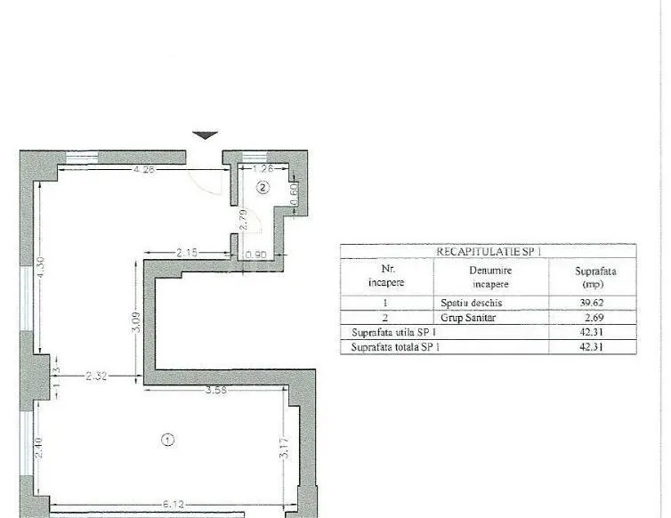 Spatiu comercial cu terasa de vanzare Sebastian - foto 18