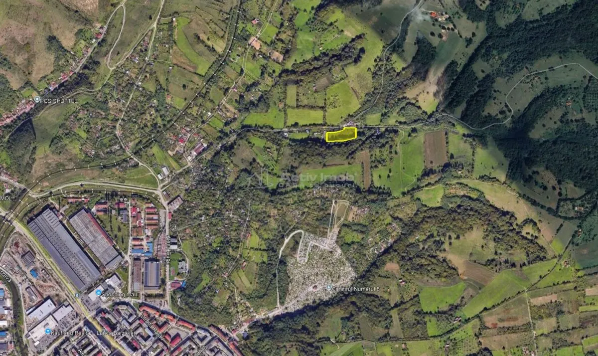 Resita, Terrain Constructible Lotissable, Près du Ruisseau et Route, 4500 m², €15/m² - foto 3