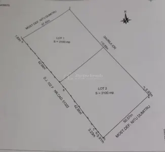 Terreno Urbano 6.200 m², Frente 116m, Bălești, Vrancea - Balesti