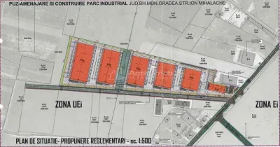 Teren in parc industrial 41792 mp - cu toate utilitatile - foto 6