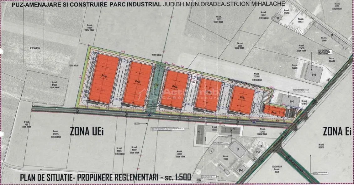 Teren in parc industrial 41792 mp - cu toate utilitatile - foto 6