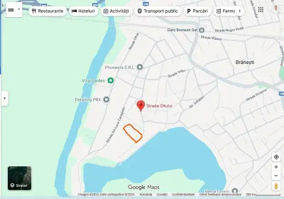 布兰什蒂地块 - 奥尔图卢街 - 1600平方米 - 16米临街面 - Branesti