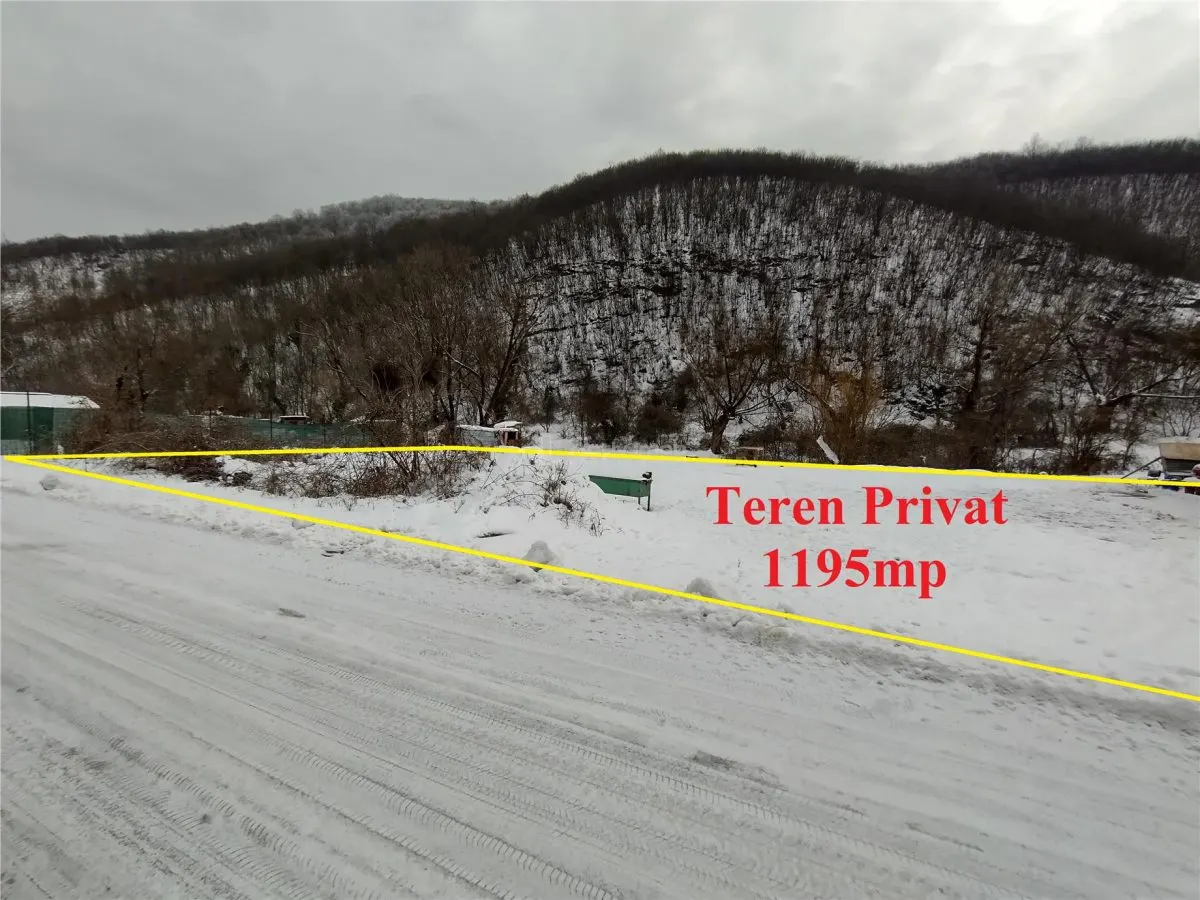 Ciclova, Terrain Constructible avec Numéro d'Habitation, 1.195 m², Accès Route, Zéro Commission - foto 10