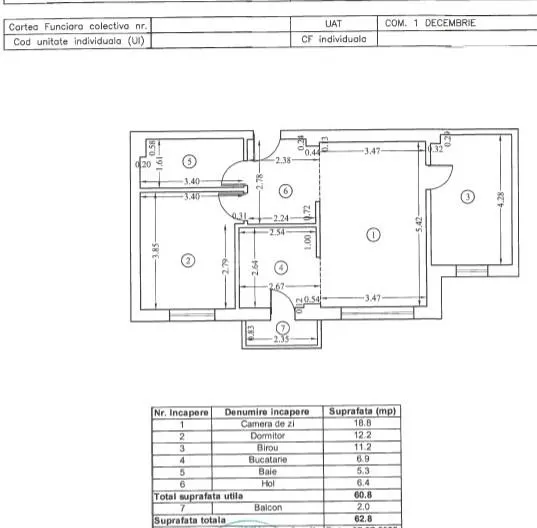 Appartement 3 Pièces, X-Residence 1 Decembrie, 63sqm, Rez-de-Chaussée, Neuf - foto 2