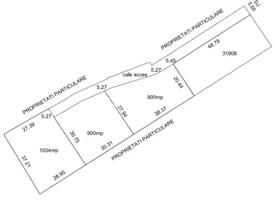 3 500 m² Terrain Constructible, Lotissement en Cours, Pietroasele - foto 2