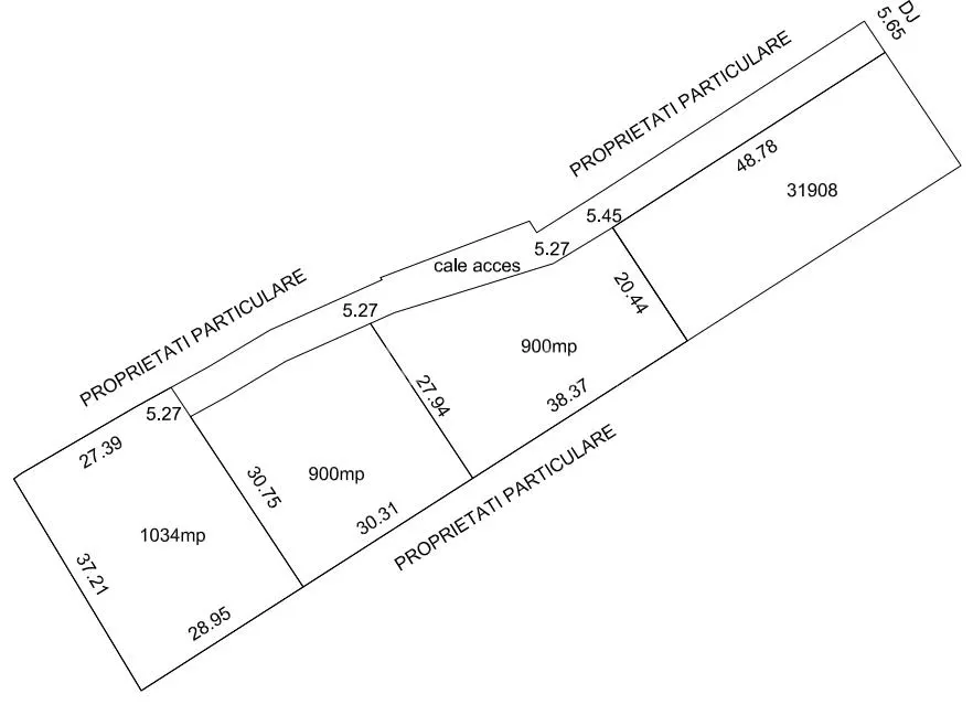 3 500 m² Terrain Constructible, Lotissement en Cours, Pietroasele - foto 2