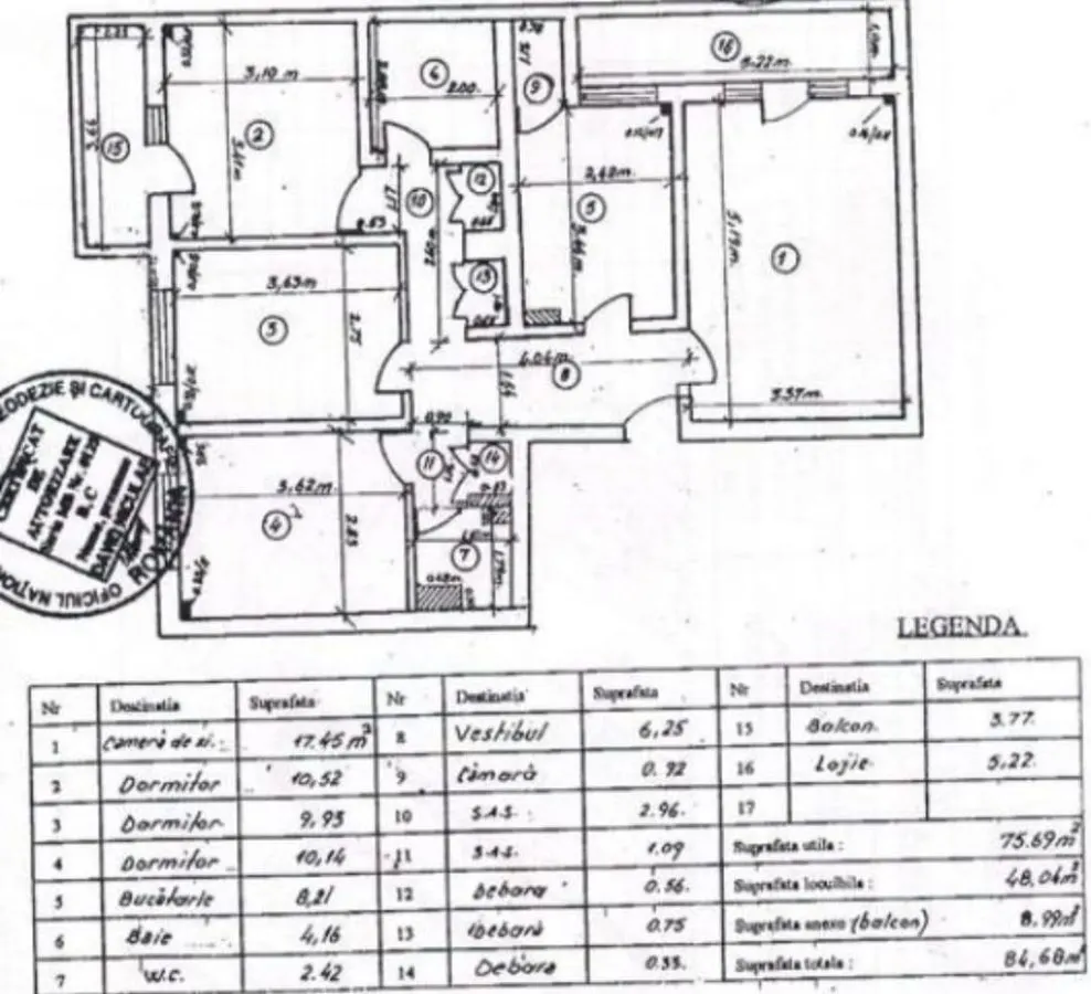 4 camere - centrala termica - parcare - Crangasi - foto 20