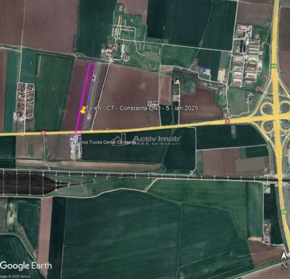 Terreno Industrial 2.50 ha, Valu lui Traian, Constanța - foto 1