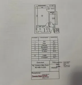 Studio avec Distribution Séparée – 33 m² – Tineretului - foto 13