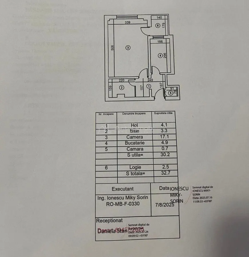 Studio avec Distribution Séparée – 33 m² – Tineretului - foto 13