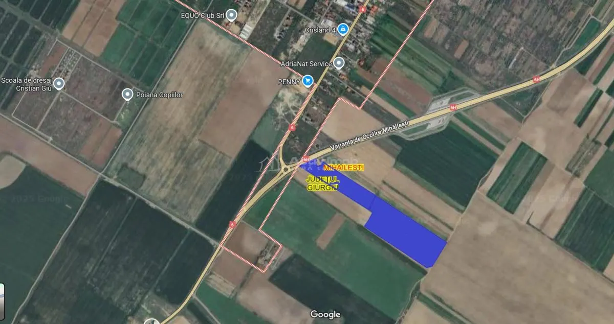 9 hectares, Urban Land, Mihailesti Bypass – Sale, Exchange or Joint Venture - foto 2