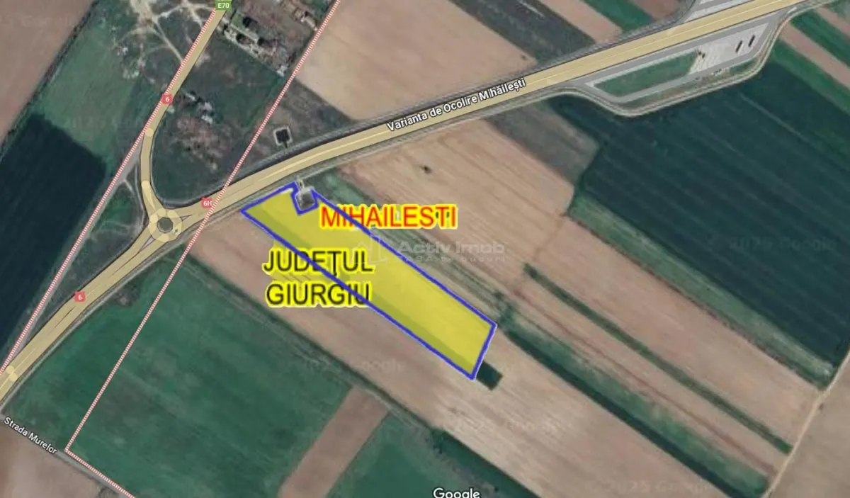 9 hectares, Urban Land, Mihailesti Bypass – Sale, Exchange or Joint Venture - foto 3
