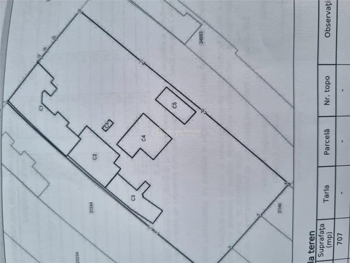 Casa si teren 1515 mp deschidere 26 m liniari str Libertatii Alexandria - foto 1