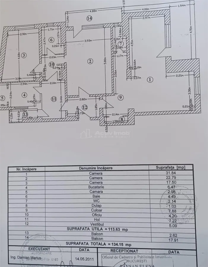 Appartement 3 Pièces, Victoriei - Piata Sfintii Voiezii - foto 4